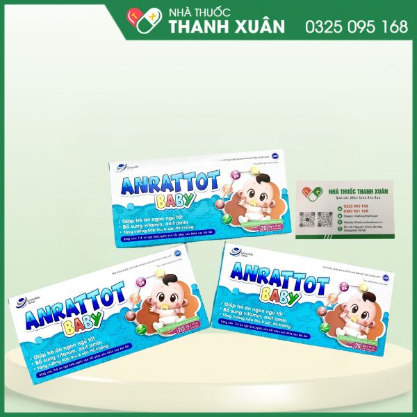 Anrattot Baby - Bổ sung vitamin, acid amin giúp tăng cường hấp thu